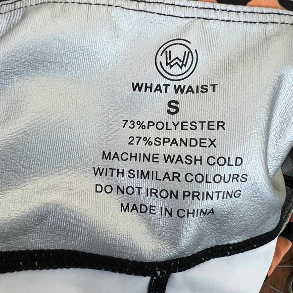 What Waist ThermaTech Body Sculpt Leggings in Leopard Print Size Small - Picture 9 of 10